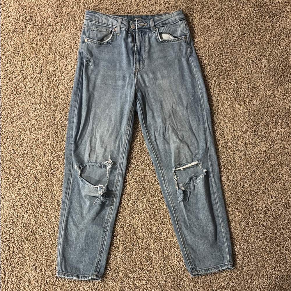 Wild Fable High Rise Distressed Blue Jeans